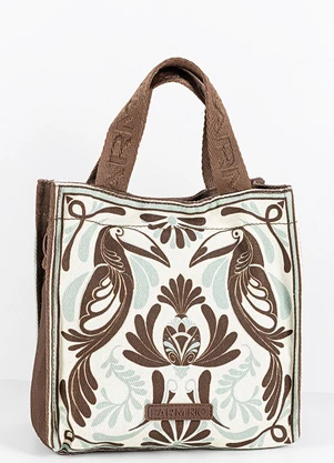 Farm Etc - Bolsa Mimo Coletânea Tropical Marrom - FARM ETC