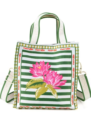 Farm Etc - Bolsa Mimo Lenço Comida de Praia Bege - FARM ETC