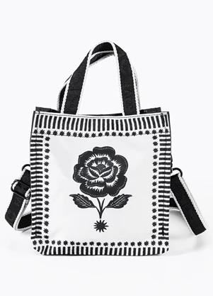Farm Etc - Bolsa Mimo Rosa Off White - FARM ETC