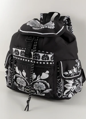 Farm Etc - Bolsa Pipoca Sintra Preto - FARM ETC