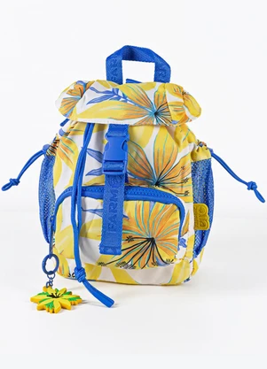 Farm Etc - Bolsa Pipoquinha Floral Sara Amarelo - FARM ETC