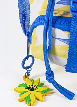 Farm Etc - Bolsa Pipoquinha Floral Sara Amarelo - FARM ETC