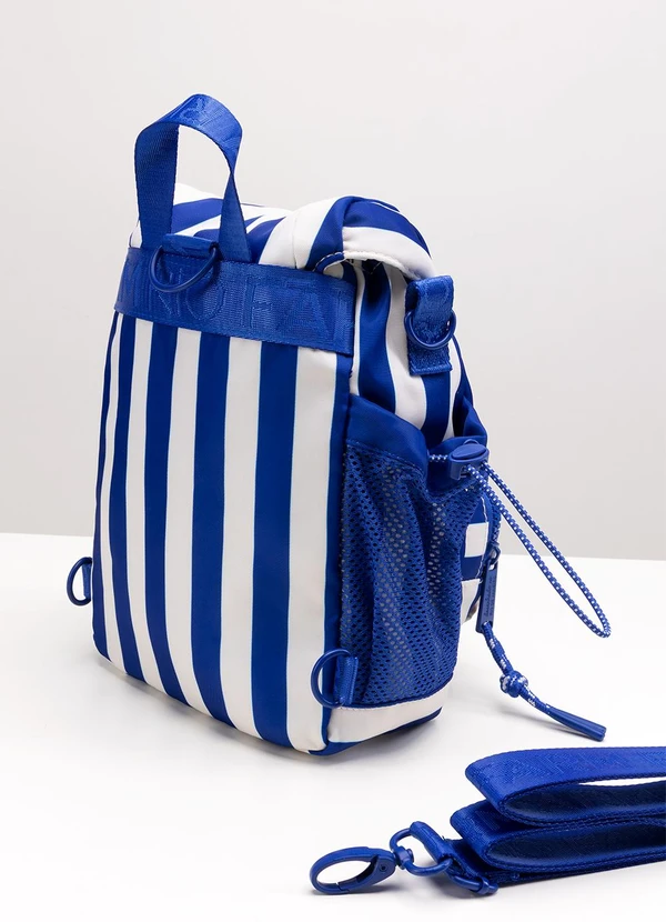 Farm Etc - Bolsa Pipoquinha Listras Azul 2