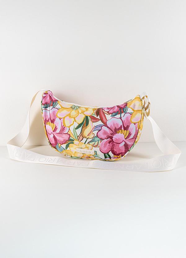 Farm Etc - Bolsa Rio Folhagem de Inverno Off White