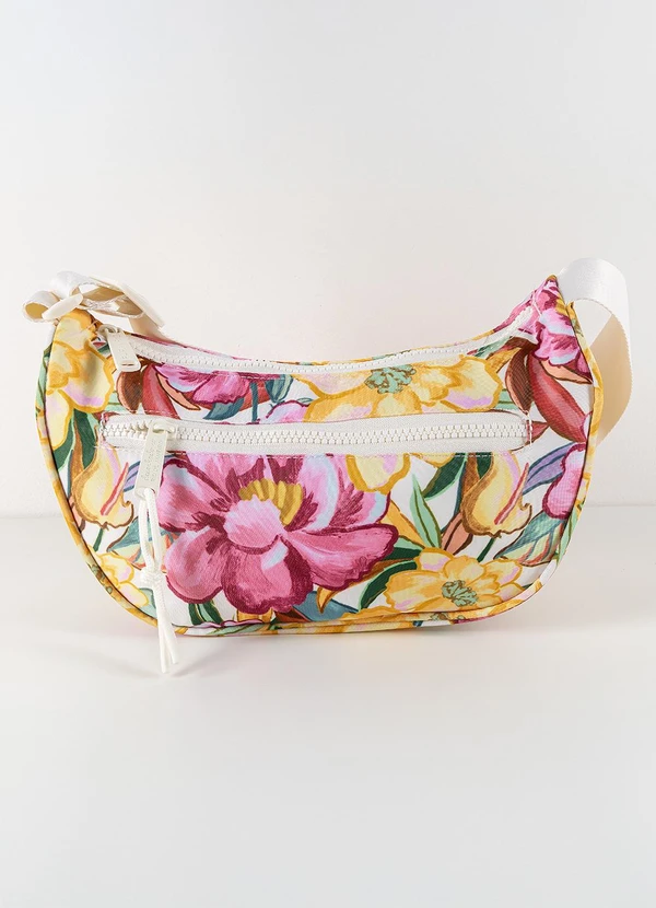 Farm Etc - Bolsa Rio Folhagem de Inverno Off White 2