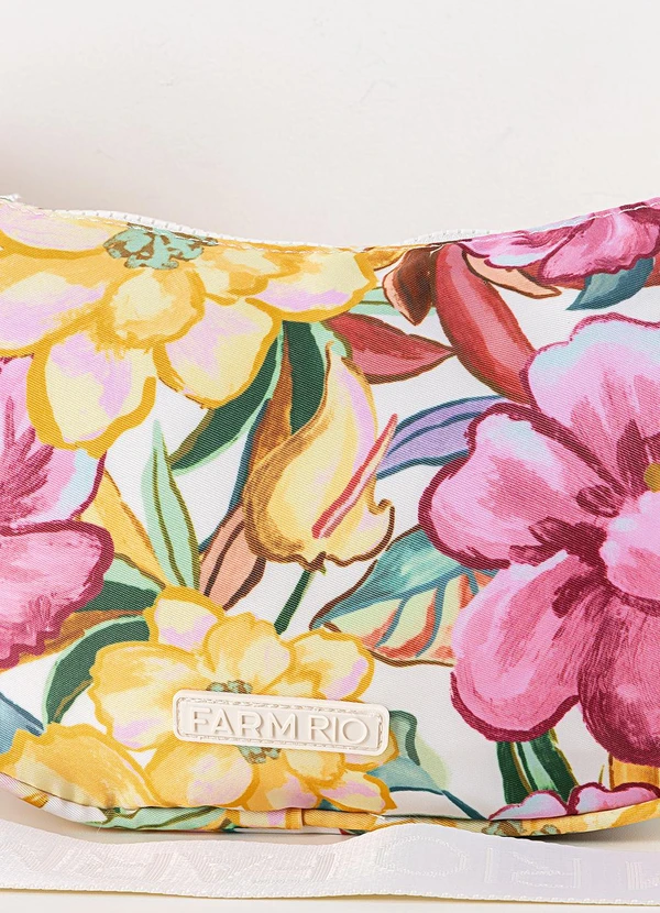 Farm Etc - Bolsa Rio Folhagem de Inverno Off White 3