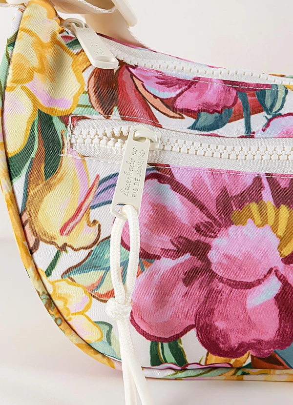 Farm Etc - Bolsa Rio Folhagem de Inverno Off White 4