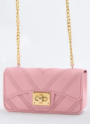 Perfecta - Bolsa Rosa em Pvc - PERFECTA