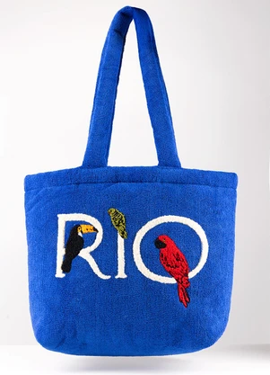 Farm Etc - Bolsa Solzão Rio Mykono Azul - FARM ETC