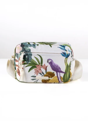 Farm Etc - Bolsa Ziriguidum Midnight Macaw Off White - FARM ETC