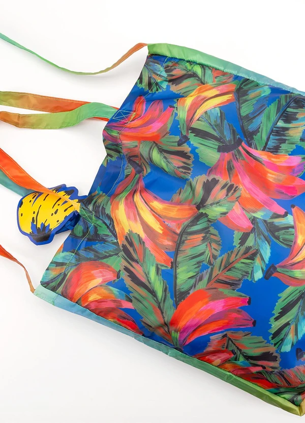 Farm Etc - Bolsinha Me Leva Banana Mix Moldura Azul 3