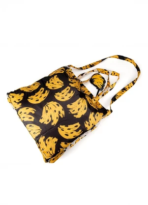 Farm Etc - Bolsinha Me Leva Bossa Banana Preto - FARM ETC