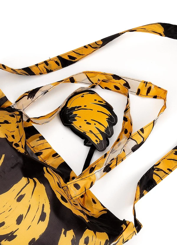 Farm Etc - Bolsinha Me Leva Bossa Banana Preto 3