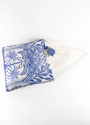 Farm Etc - Bolsinha Me Leva Coqueiro de Flor Off White - FARM ETC