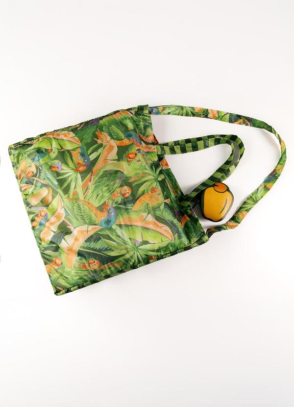 Farm Etc - Bolsinha Me Leva Floresta Passarinho Verde 1