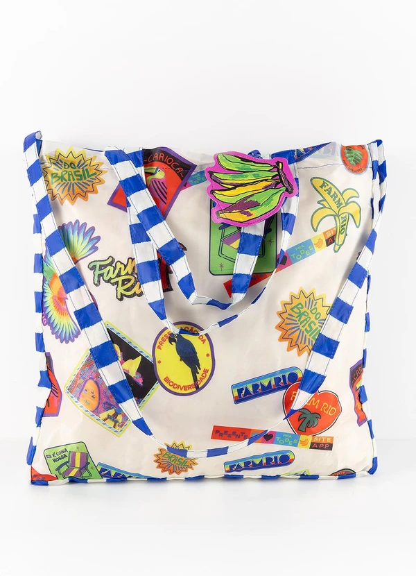 Farm Etc - Bolsinha Me Leva Patch Rio Azul Azul 2