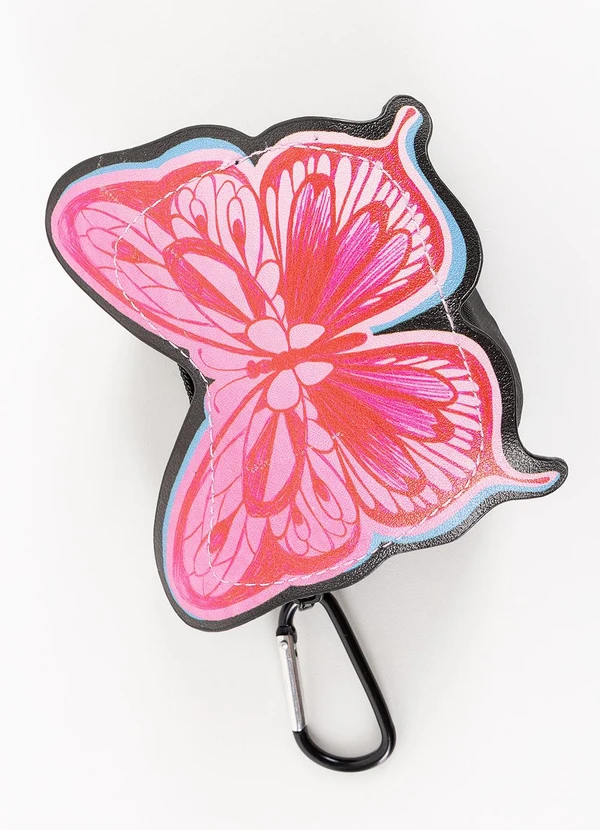 Farm Etc - Bolsinha Me Leva Rosas Pintadas Preto 3