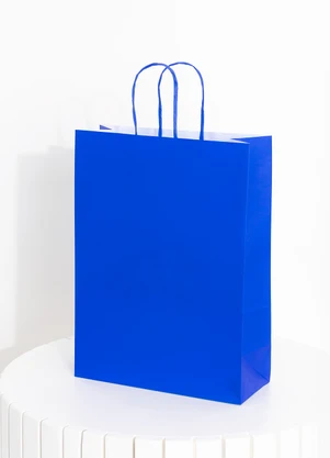 Lar e Lazer - Sacola de Presente Azul M - LAR E LAZER