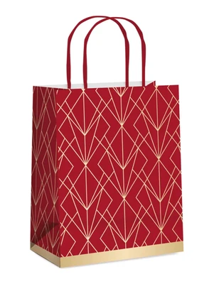 Lar e Lazer - Sacola de Presente Marsala - M - LAR E LAZER