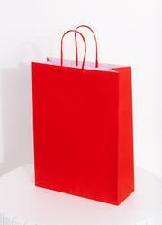 Sacola de Presente Vermelha M