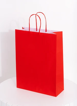 Lar e Lazer - Sacola de Presente Vermelha M - LAR E LAZER