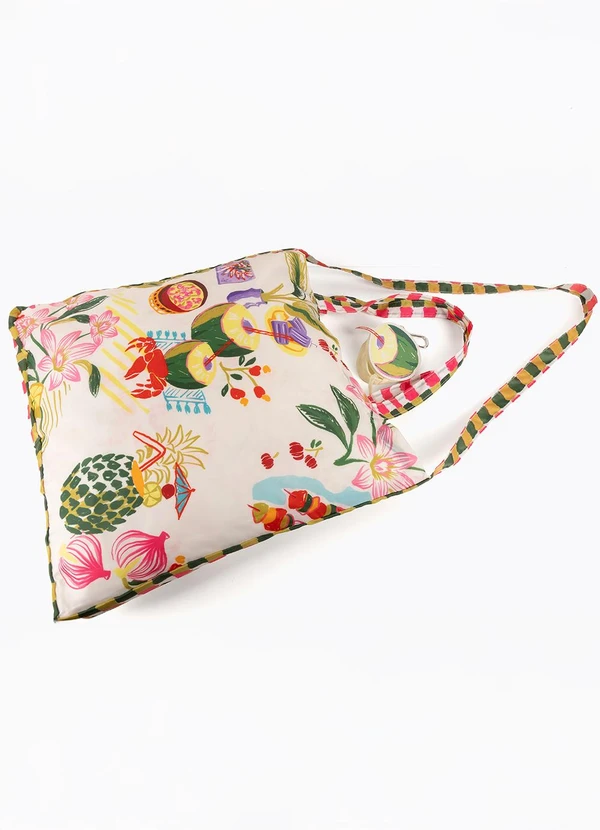 Farm Etc - Sacolinha Me Leva Comida de Praia Bege 3