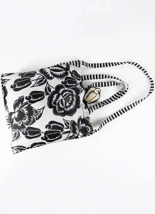 Farm Etc - Sacolinha Me Leva Floral Caju Off White - FARM ETC