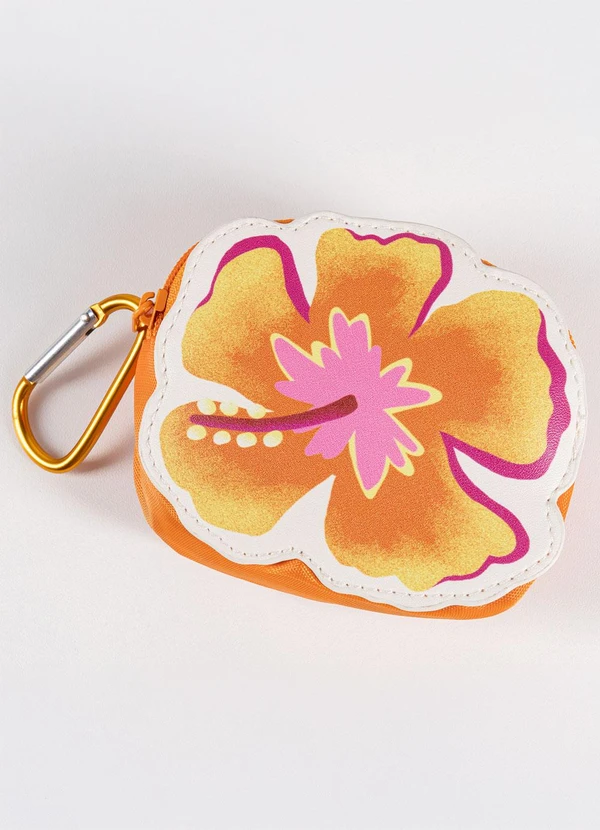 Farm Etc - Sacolinha Me Leva Floral Havaiano Off White