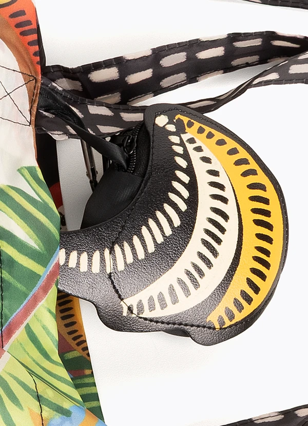 Farm Etc - Sacolinha Me Leva Tucanos e Folhagens Preto 4