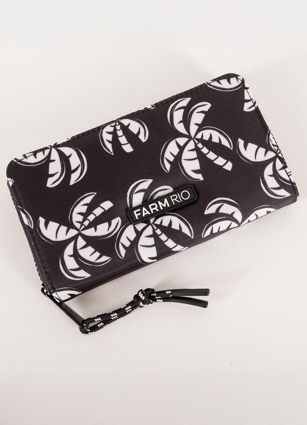 Farm Etc - Carteira Astral Coqueirada Preto