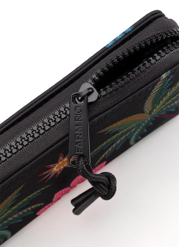 Farm Etc - Carteira Astral Samba das Araras Preto 3