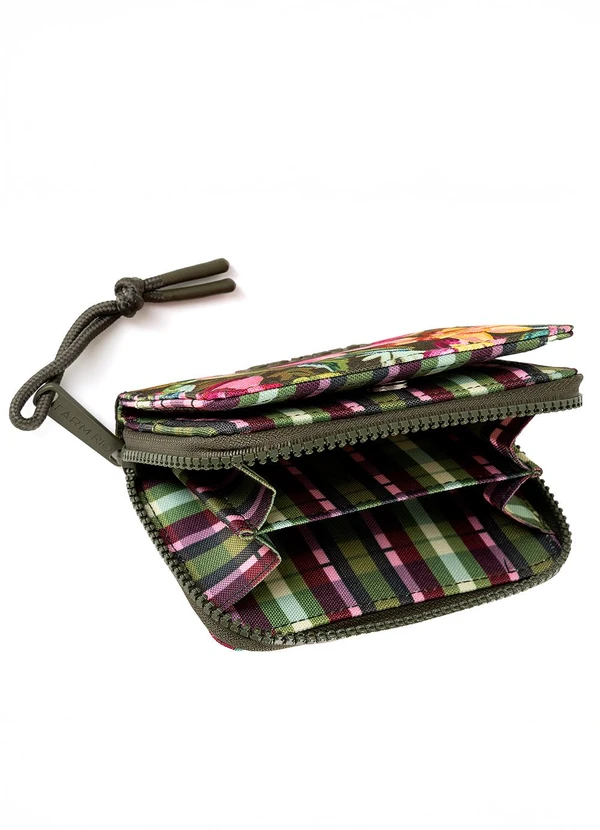 Farm Etc - Carteira Ziriguidum Painted Flowers Verde 2