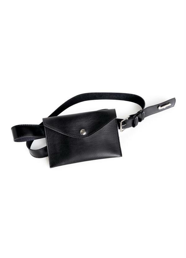 Marguerite - Cinto com Pochete Preto Plus Size