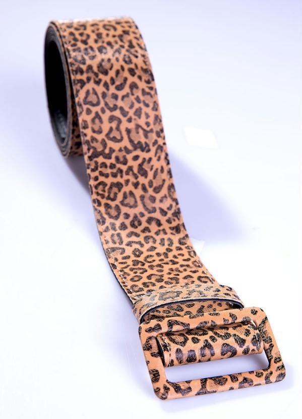 Quintess - Cinto Animal PrintCom Passante e Fivela Forrada 2