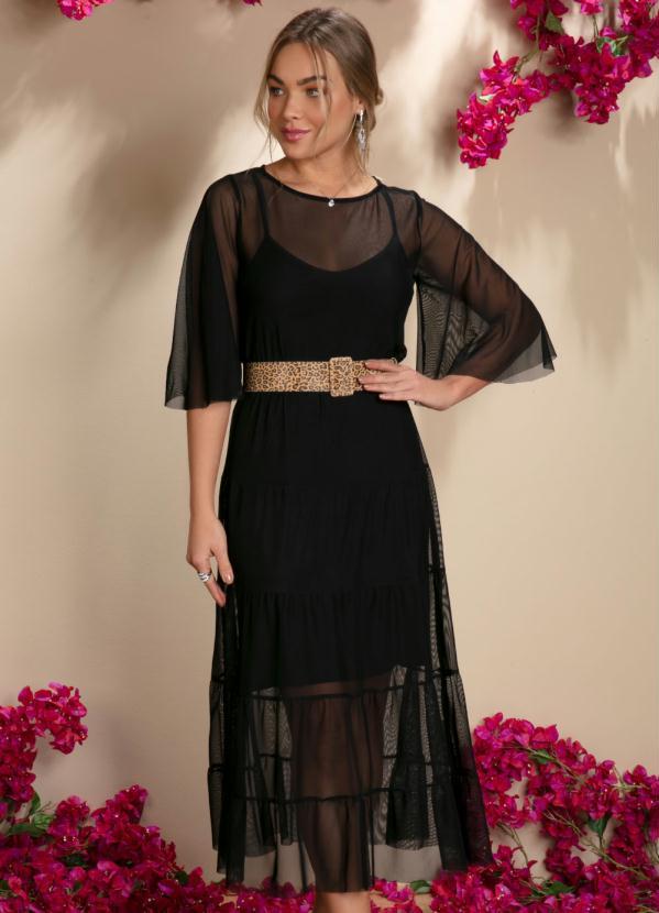 Quintess - Cinto Animal PrintCom Passante e Fivela Forrada 4