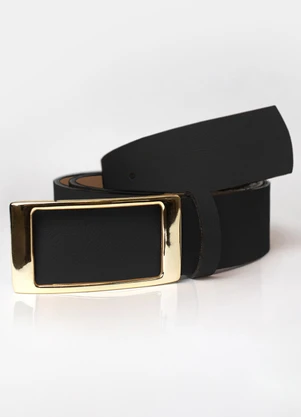 Principessa - Cinto Bicolor Dupla Face com Fivela Geométrica Josefa - PRINCIPESSA