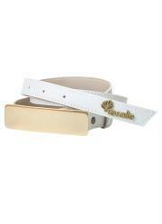 Cinto Branco com Fivela