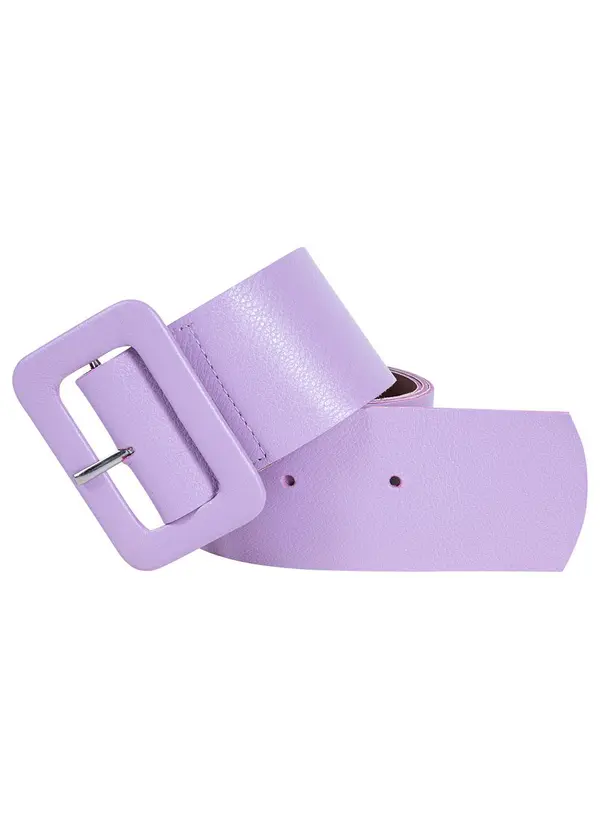 Quintess - Cinto Lilás em Couro