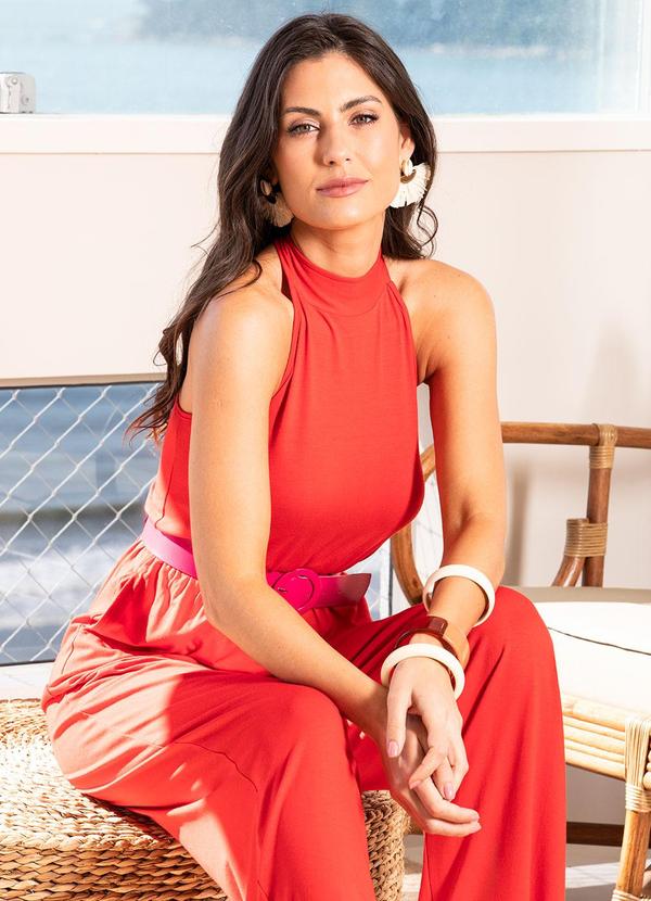 Quintess - Cinto Pink em Couro 3