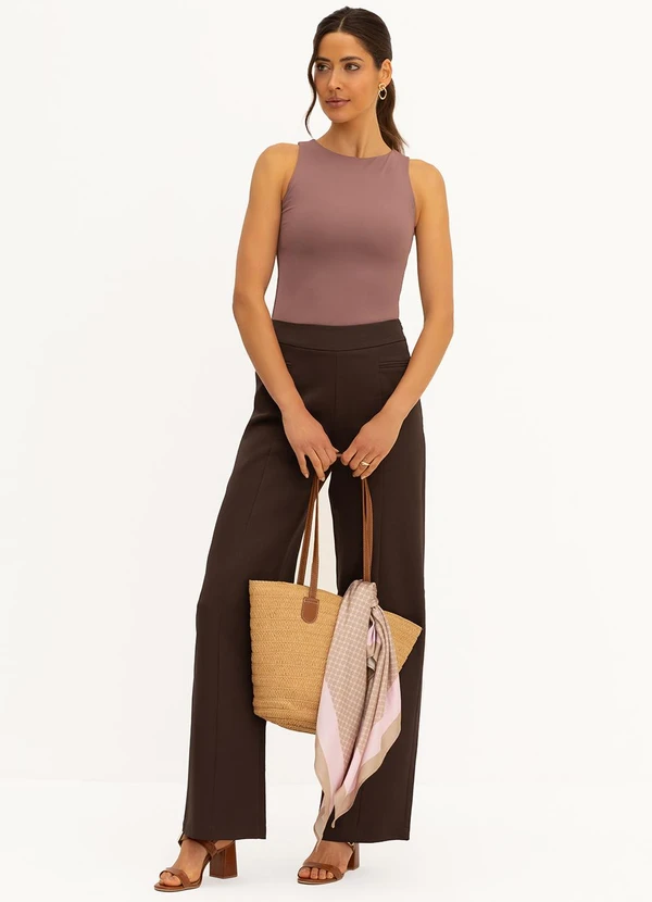 Principessa - Lenço Barrado Estampado Nude e Rosa Luiza 4