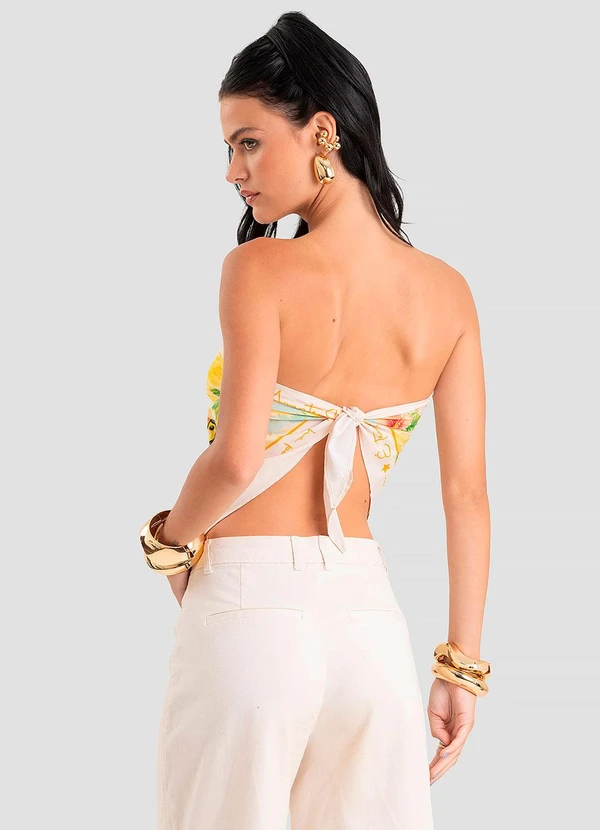 Rovitex - Lenço em Material Sintético Brasil Amarelo 2