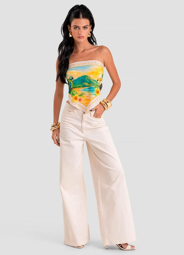 Rovitex - Lenço em Material Sintético Brasil Amarelo 3