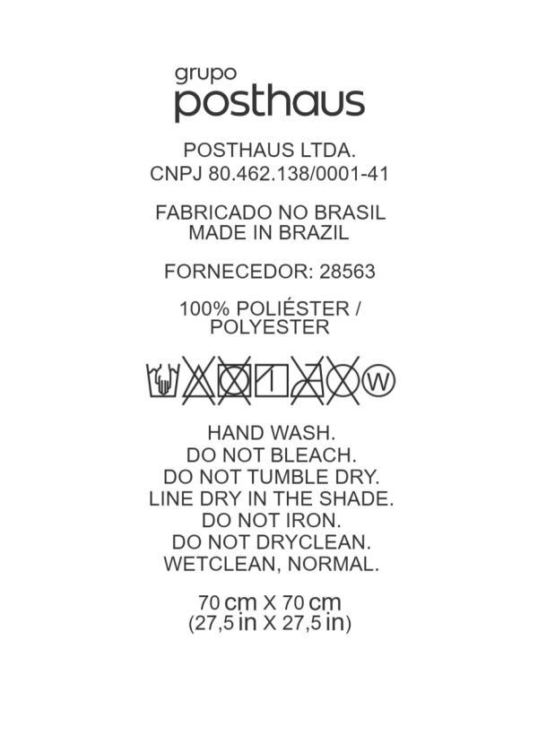 Quintess - Lenço Estampa Laranja Mística em Poliéster 12