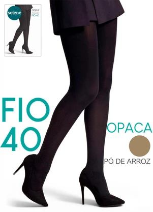 Rovitex - Meia Calça Opaca Fio 40 Bege - ROVITEX