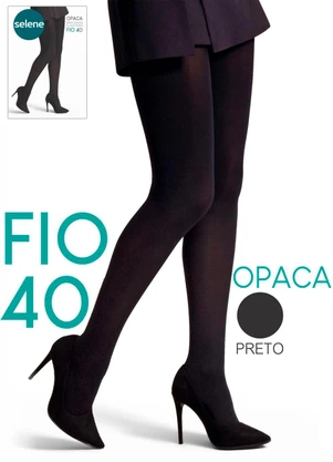 Rovitex - Meia Calça Opaca Fio 40 Preto - ROVITEX