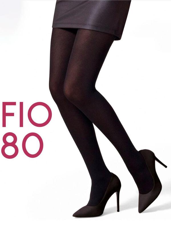 Rovitex - Meia Calça Opaca Fio 80 Selene Preto