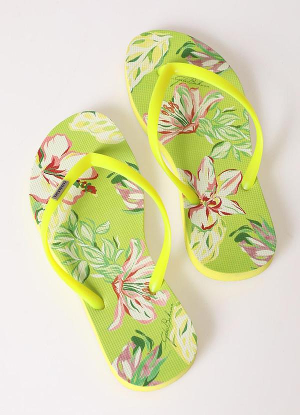 Gatabakana - Chinelo Floresta Artistica Verde