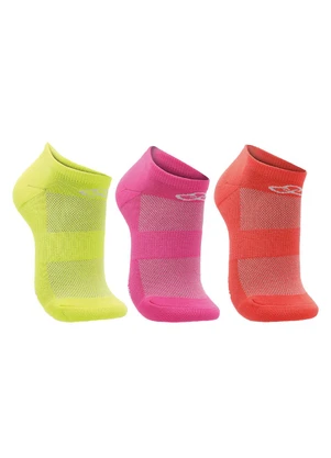 Kit 3 pares de Meias Olympikus Neon Cano Invisível - OLYMPIKUS