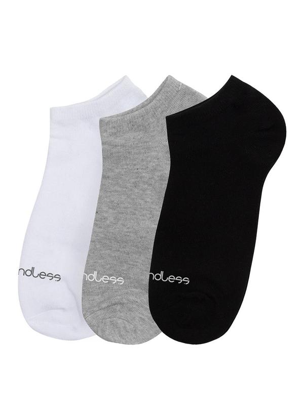 Endless - Kit 3 pares de Meias Soquete Unica