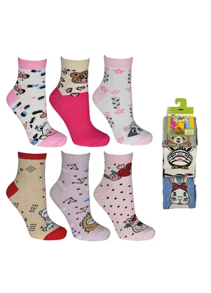 Alma Dolce - Kit de Meias  Zoo Sortidas - ALMA DOLCE